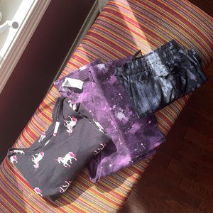 Old Navy NWT Long Sleeve Tee, Leggings and Dolphin Hem Shorts Lot (Girls XL)